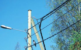 نحوه انشعاب گرفتن و اتصال کابل خودنگهدار به تیر برق