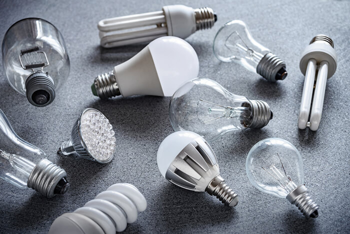 مصرف برق انواع لامپ