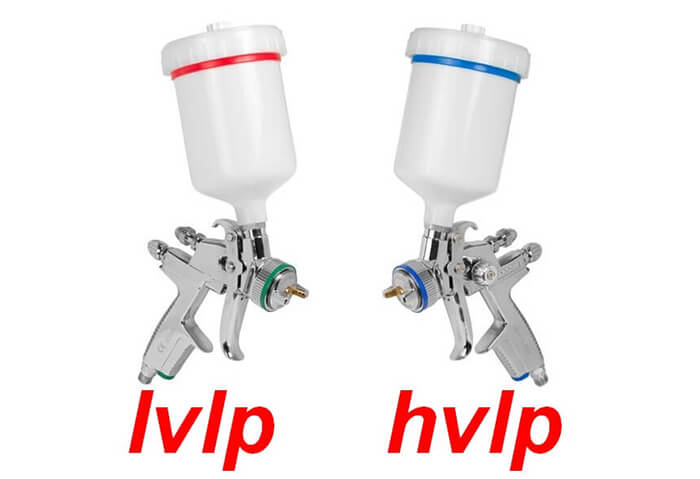 تفاوت پیستوله بادی HVLP با LVLP چیست؟