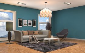 همه چیز درباره نورپردازی اتاق پذیرایی