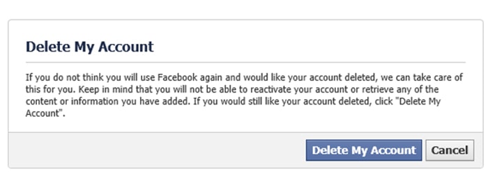 چگونه اکانت فیس بوک خود را به صورت دائمی حذف کنیم؟