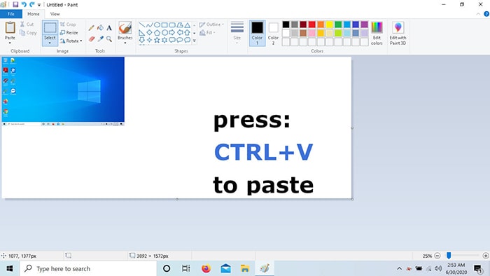 گرفتن اسکرین شات از کل صفحه با PrintScreen