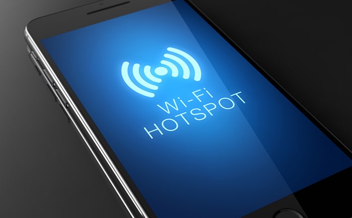 اتصال به اینترنت هات اسپات (Hotspot)