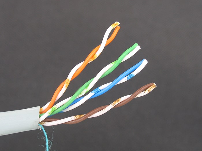 رنگ بندی کابل شبکه