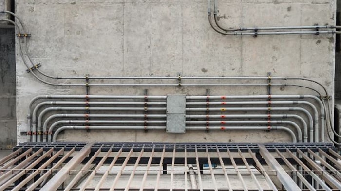 آموزش لوله گذاری در برق ساختمان | روش نصب لوله برق