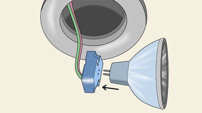 نصب لامپ هالوژن