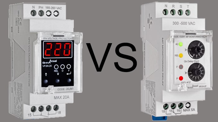 تفاوت کنترل فاز با محافظ ولتاژ