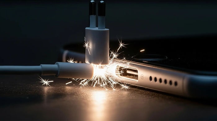 علت جرقه زدن پریز برق