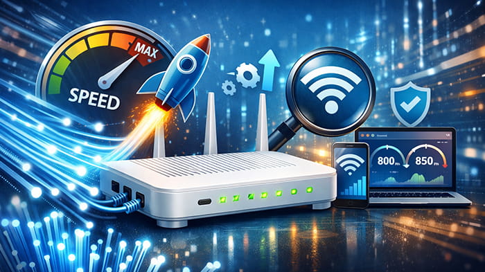 روش های افزایش سرعت مودم فیبر نوری