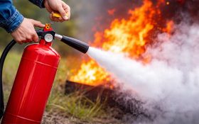 نحوه استفاده از کپسول آتش نشانی