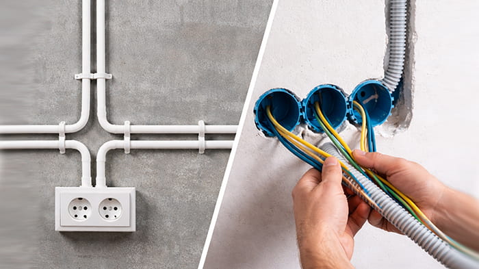 سیم کشی روکار یا توکار؟ کدام روش برای ساختمان مناسبتر است؟