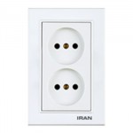 پریز-برق-عمودی-توکار-ایران-الکتریک-مدل-برلیان-سفید0