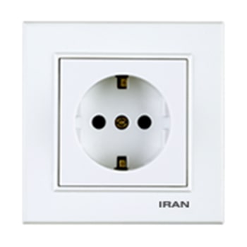 پریز-برق-توکار-ایران-الکتریک-ارت-دار-مدل-برلیان-سفید0